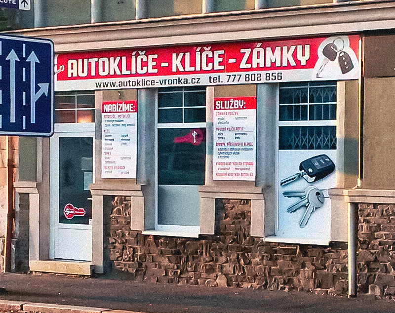 Provozovna Autoklíče Vronka Kolín